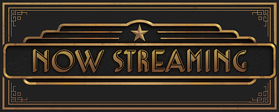 JG Studios JGS351 - JGS351 - Now Streaming - 20x8 Now Streaming, Movies, Modern, Signs, Typography from Penny Lane