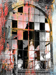 JGS376 - Orange Window    - 12x16