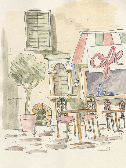 JG Studios JGS443 - JGS443 - Sidewalk Café - 12x16 Café, Sidewalk, Trendy, Kitchen from Penny Lane