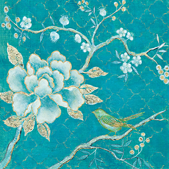 JG Studios JGS475 - JGS475 - Birds & Cherry Blossoms - 12x12 Abstract, Trees, Cherry Blossom Trees, Birds from Penny Lane