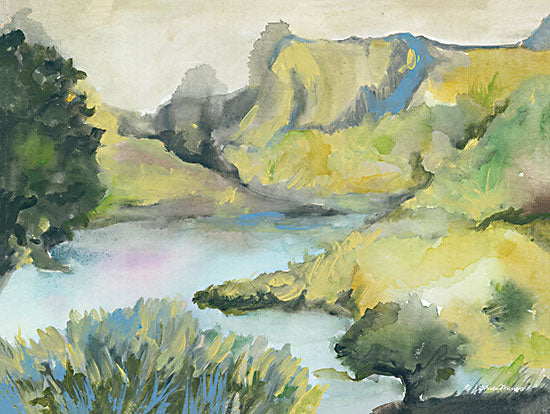 Jessica Mingo JM386 - JM386 - A Place of Beauty - 16x12 Landscape, Abstract, River from Penny Lane