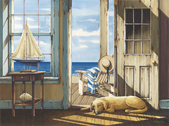 JR408 - Enjoying the Sea Breeze - 16x12