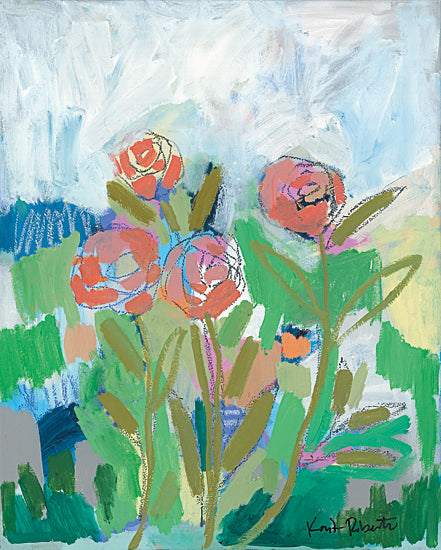 Kait Roberts KR455 - KR455 - The Garden in May - 12x16 Flowers, Wildflowers, Field, Abstract, Blooms, Botanical from Penny Lane