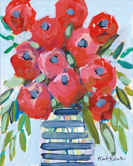 Kait Roberts KR496 - KR496 - April Showers Give Me Flowers - 12x16 Flowers, Abstract, Modern from Penny Lane