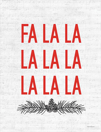 lettered & lined LET171 - LET171 - Fa La La - 12x16 Fa La La, Christmas, Christmas Song, Holidays, Tis the Season to be Jolly, Signs from Penny Lane