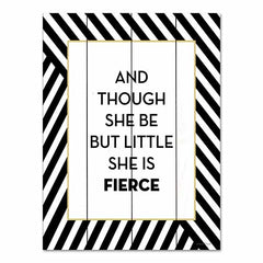 LET275PAL - She is Fierce - 12x16