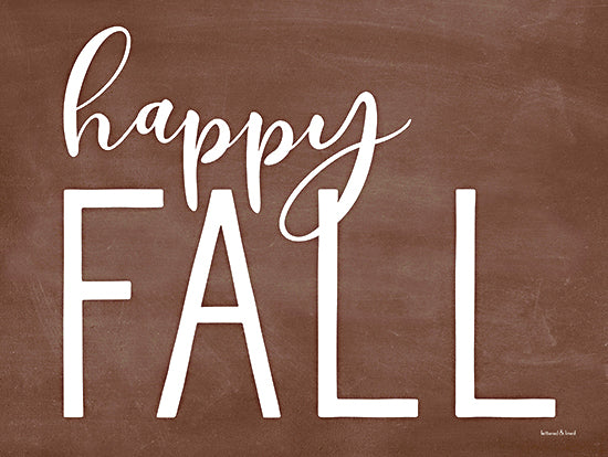 lettered & lined LET406 - LET406 - Happy Fall - 16x12 Happy Fall, Signs, Typography, Fall, Autumn from Penny Lane