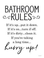 LET508 - Bathroom Rules - 12x16