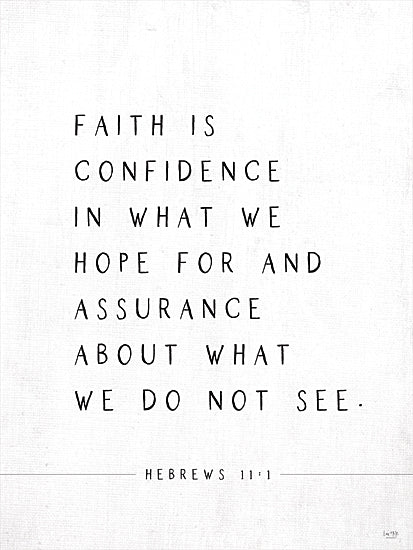 Lux + Me Designs LUX142 - LUX142 - Faith is Confidence - 12x16 Faith, Confidence, Bible Verse, Hebrews, Motivational, Signs from Penny Lane