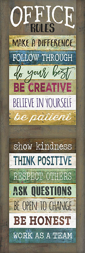 Marla Rae MA2547C - MA2547C - Office Rules - 12x36 Office Rules, Rules, Motivational, Signs from Penny Lane