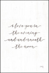 MAZ5372 - I Love You in the Evening - 12x18