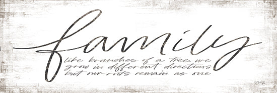 Marla Rae MAZ5481B - MAZ5481B - Family - Like Branches of a Tree - 36x12 Family, Branches of a Tree, Sepia, Signs from Penny Lane