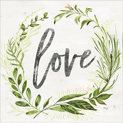 MAZ5487 - Love Greenery Wreath  - 12x12
