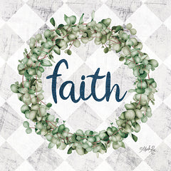 MAZ5681 - Faith Eucalyptus Wreath - 12x12