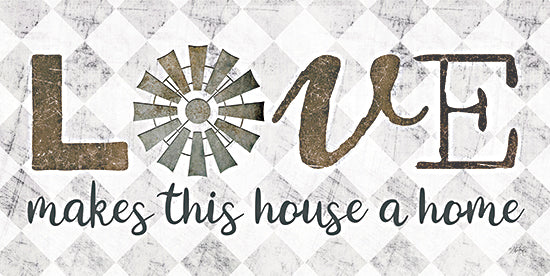 Marla Rae MAZ5703 - MAZ5703 - Love Makes This House a Home - 18x9 Love, Windmill, Our Happy Place, Farmhouse, Signs from Penny Lane