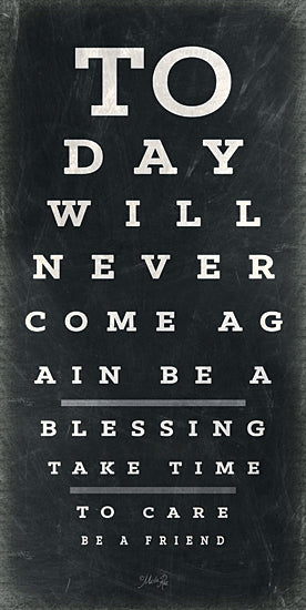 Marla Rae MAZ5715 - MAZ5715 - Eye Chart III - 9x18 Eye Chart, Tomorrow, Motivational, Black & White, Signs from Penny Lane