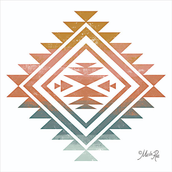 Marla Rae MAZ5812 - MAZ5812 - Tranquil Tribal Print 3 - 12x12 Tribal Print, Patterns, Southwestern from Penny Lane