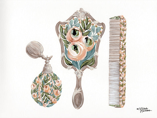 Michele Norman MN196 - MN196 - Vanity Set     - 16x12 Bath, Bathroom, Bathtub, Vintage, Vanity Set, Whimsical from Penny Lane