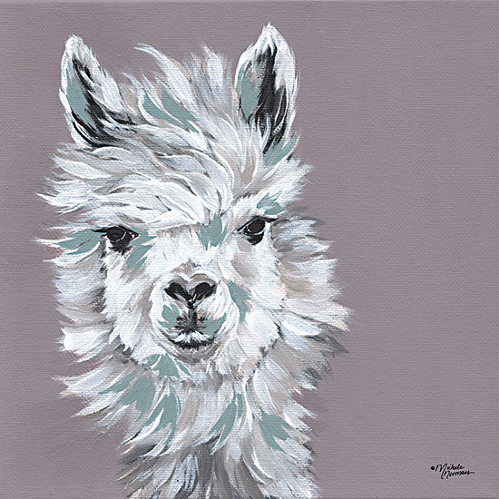 Michele Norman  MN296 - MN296 - Alpaca Punch - 12x12 Alpaca, Animal, Farm Animal, Portrait from Penny Lane