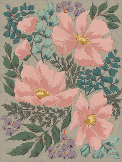 Michele Norman MN352 - MN352 - Cosmos Dreams - 12x16 Flowers, Pink Flowers, Greenery, Cosmos Flowers from Penny Lane