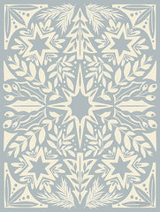 MN379 - Scandinavian Winter Blue - 12x16