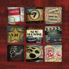 MOL1576A - Movie Collage - 12x12