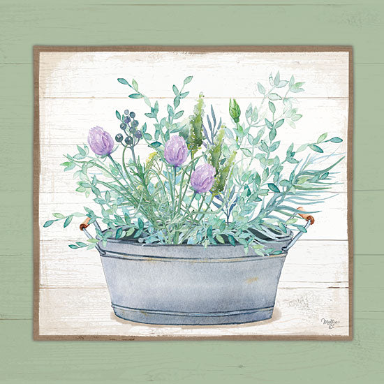 Mollie B. MOL2142 - MOL2142 - Pot of Herbs I - 12x12 Herbs, Pot, Garden from Penny Lane