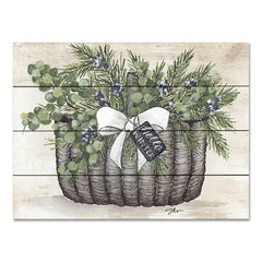 NOR224PAL - Winter Greens Basket - 16x12