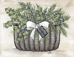 NOR224 - Winter Greens Basket - 16x12