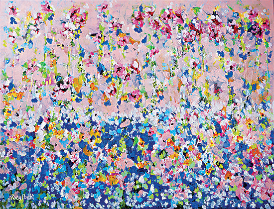 Roey Ebert REAR381 - REAR381 - Breathe - 16x12 Abstract, Flowers, Wildflowers, Textured Art, Colorful from Penny Lane