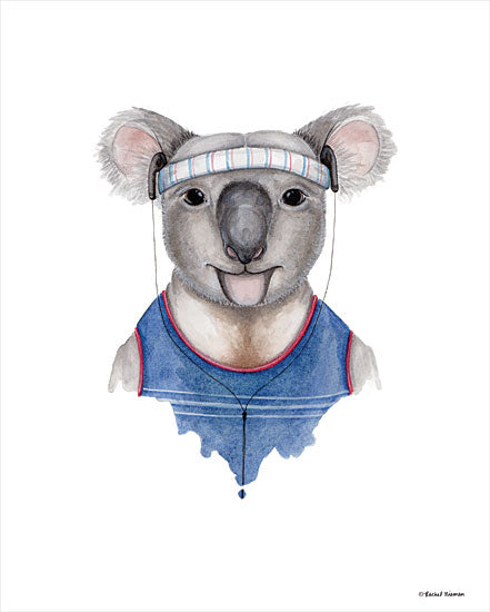 Rachel Nieman RN133 - RN133 - Kewl Koala - 12x16 Koala, Sweatband, Earbuds, Portrait from Penny Lane