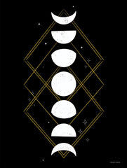 RN188 - Geometric Moon Phases - 12x16