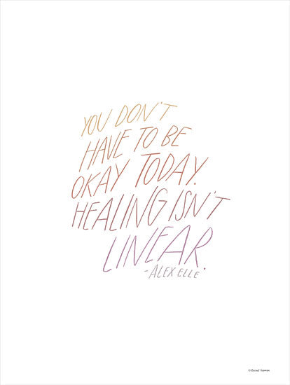 Rachel Nieman RN248 - RN248 - Okay Today - 12x16 Okay Today, Quotes, Alex Elle, Motivational, Signs from Penny Lane