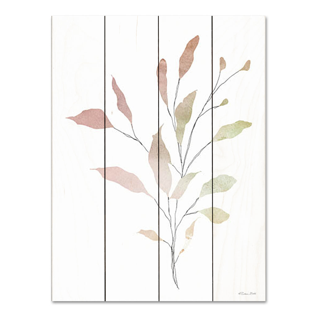 Susan Ball SB1120PAL - SB1120PAL - Watercolor Branch 1 - 12x16 Leaves, Branch, Watercolor, Botanical, Greenery, Neutral Palette from Penny Lane