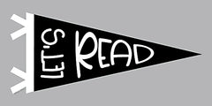SB886 - Let's Read Pennant - 18x9