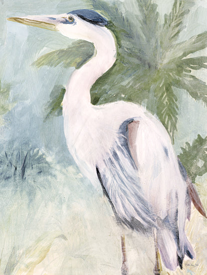 Stellar Design Studio SDS1210 - SDS1210 - Big Blue 1 - 12x16 Coastal, Heron, Bird, Tropical, Palm Trees, Abstract from Penny Lane