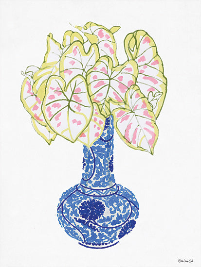 Stellar Design Studio SDS280 - SDS280 - Blue and White Vase 3 - 12x16 Plant, Vase from Penny Lane