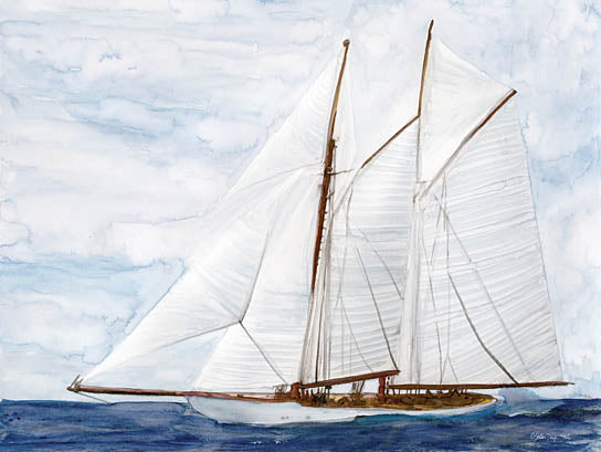 Stellar Design Studio SDS479 - SDS479 - Sailing - 16x12 Sailboat, Portrait, Ocean, Nautical from Penny Lane