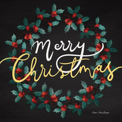 ST342 - Merry Christmas Wreath