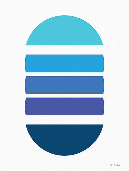 Seven Trees Design ST812 - ST812 - Modern Geometry II   - 12x16 Modern, Geometry, Blue, Capsule from Penny Lane