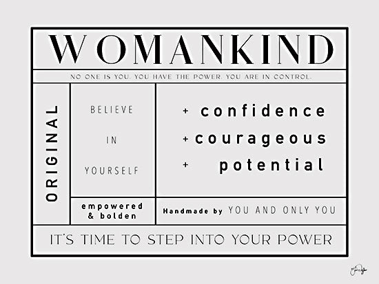 Yass Naffas Designs YND112 - YND112 - Womankind - 16x12 Typography, Signs, Women, Motivational from Penny Lane