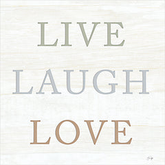 YND235 - Live, Laugh, Love - 12x12