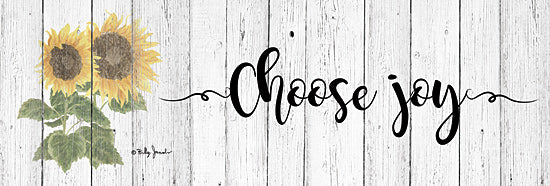 Billy Jacobs BJ1227 - BJ1227 - Choose Joy - 18x6 Choose Joy, Sunflowers, Flowers, Calligraphy, Signs from Penny Lane