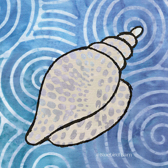 Bluebird Barn BLUE313 - Whimsy Coastal Conch Shell - 12x12 Coastal, Whimsy, Shell, Conch Shell from Penny Lane
