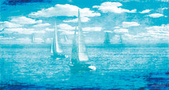 BLUE354 - Sailboat Vista - 18x9