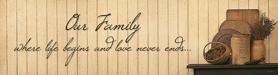 Susie Boyer BOY296 - Our Family - Family, Basket, Still Life, Signs, Plates from Penny Lane Publishing