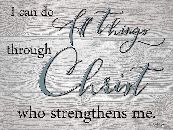 Susie Boyer BOY395 - I Can Do All Things  Christ, God, Signs, Wood Planks, Signs, Religious from Penny Lane