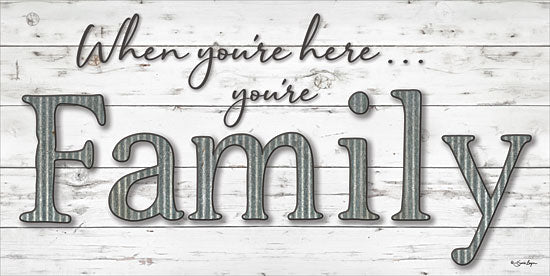 Susie Boyer BOY400 - You're Family - 24x12 Family, Signs, Wood, Galvanized Metal from Penny Lane