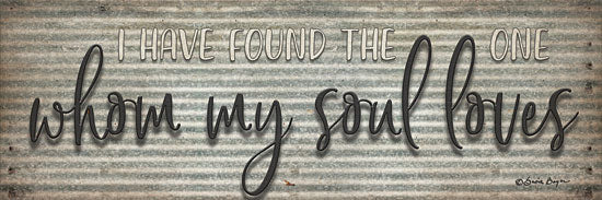 Susie Boyer BOY436 - Whom My Soul Loves - 16x8 I Have Found the One, My Soul Loves, Loves, Wedding, Galvanized Metal, Signs from Penny Lane