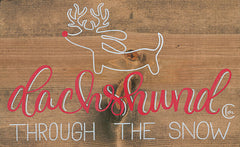 FMC105 - Dachshund in the Snow - 18x12